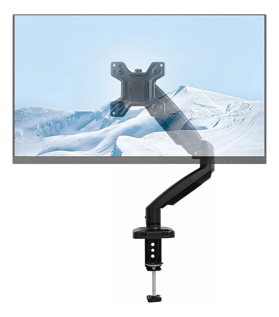 Soporte Monitor Escritorio 13-32" Brazo Articulado Negro