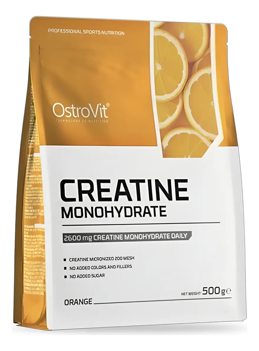 Creatina Monohidratada Ostrovit 500g Naranja