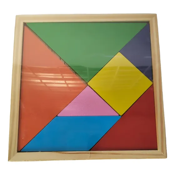 Oferta Tangram 16x16 Cm Juego Para Niños