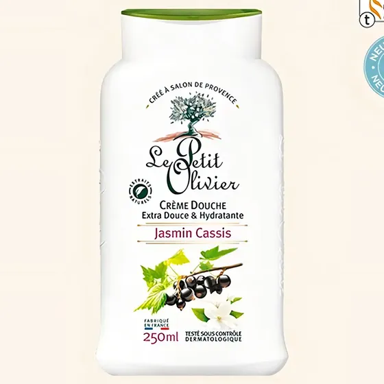 Crema Ducha Extra Suave Jazmin Casis Le Petit Olivier 250 Ml
