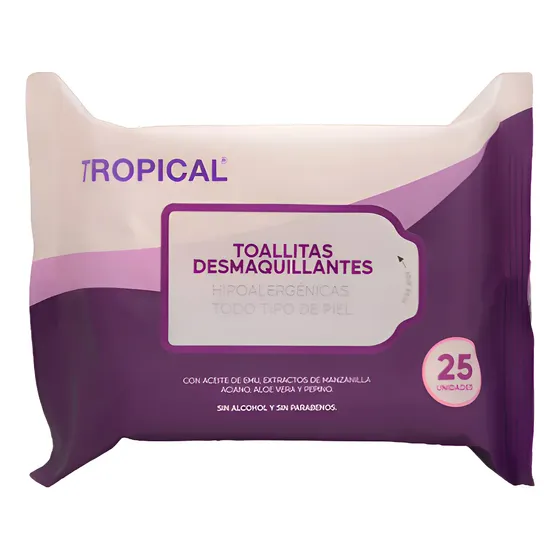 Toallita Desmaquillante Tropical 25un