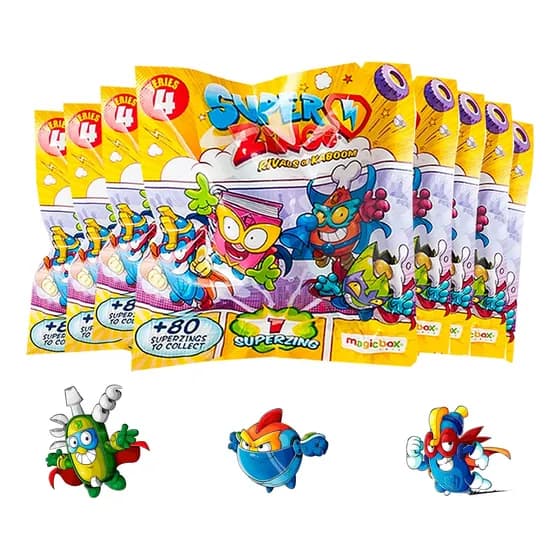 10 Sobres Onepack Superzings Serie 4 Original Coleccionables