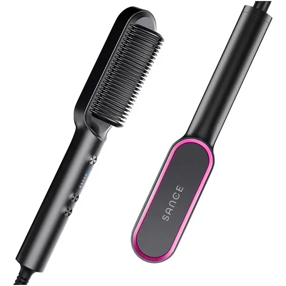 Alisador Cepillador Electrico Plancha Pelo Sance Pro Negro
