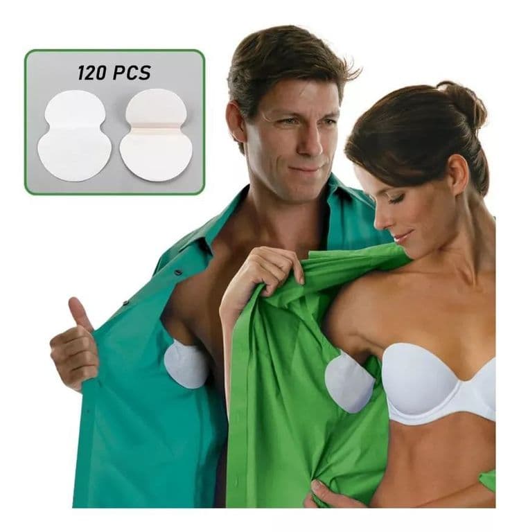 120 Parches Protectores Piel Antitranspirantes Axilas Polera