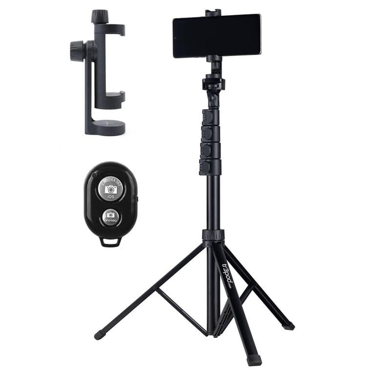 Tripode Celular Camara 360 Aluminio Plegable +Control