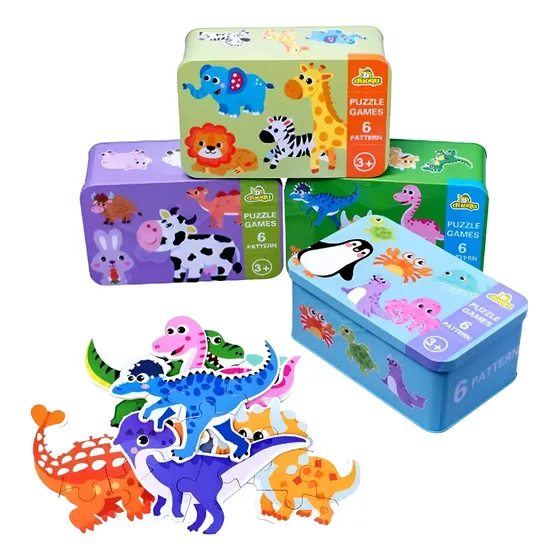 Puzzle Rompecabezas Juguete Didáctico Madera Niños 1 Unidad